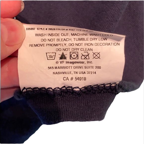 NFL Houston Texans Blue Crew Neck Tee - Picture 9 of 9